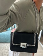 Oryginalna skórzana torebka Michel Kors podwójny łańcuch