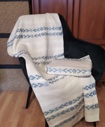 Haftowane Zasłony Retro Vintage Wełna Bawełna Tkana