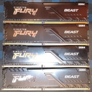 Kingston FURY Beast 16GB (2x8GB) DDR4 3600MHz CL17 KF436C17BBK2/16