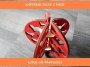 bombka 3d serce malowana SZEPT