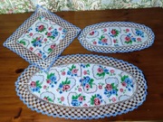 Zestaw serwetek z koronką 3 szt.