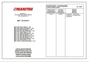 Katalog części Manitou MLT 634-120 LSU, MLT 634 T LSU PS Seria C-E2 ENG