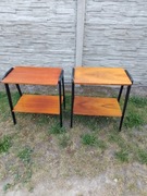 Stolik designerski pod telewizor i radio PRL  Vintage 