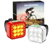 2x lampka rowerowa led przód tył