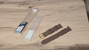 Nowy Pasek Do Zegarka Skórzany Timex Indiglo Sport 19mm Brązowy