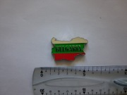 Magnes na lodówkę - 653g. BUŁGARIA Mapa METAL 