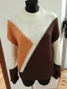 DAMSKI SWETER WEŁNA ROZ.M 