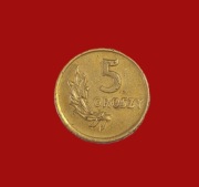 Moneta 5 groszy 1949, Polska