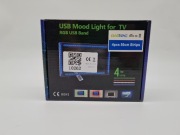 Podświetlenie TV Taśma LED RGB 4x 50 cm USB pilot 