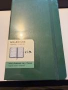 Notatnik Moleskine Notebook DIARY / PLANNER - Zielony