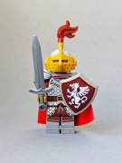 Lego figurka Rycerz herbu Gryf + akcesoria