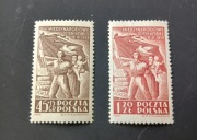 Fi 586-587* czyste, z podlepką Rok 1952 Dzień Kobiet