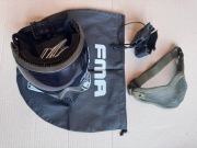 Maska pełnotwarzowa FMA, stalowa maska ochronna, kabura TMC na MP7 