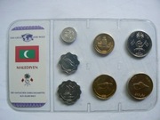 Blister zestaw monet Malediwy