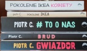 Piotr C. Brud, Gwiazdor, Pokolenie Ikea, Kobiety, # To - zestaw 5 książek 