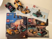 Zestaw klocków Lego wyścigowe auta 60400