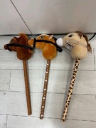 Koń na patyku z dźwiękiem hobby  horse dla dzieci 
