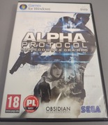 Alpha Protocol  - pudełko i płyta - klucz wykorzystany