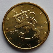 FINLANDIA  2017 10 CENTÓW UNC !!!!!!!!!!