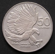 Filipiny 50 sentimo 1983 - ORZEŁ / del Pilar