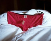 Nowe majtki bokserki damskie spodenki r 44 XXL czerwone plus size 