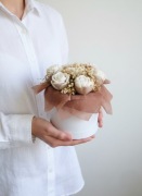 Candle Flower box ze świec sojowych – prezent na Dzień Kobiet/Urodziny