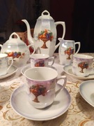 Serwis kawowy secesja 