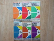 Zestaw 6 x mapa krajoznawczo samochodowa 1:500 000