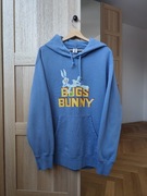 Niebieska bluza z kapturem, Królik Bugs, Bugs Bunny, Warner Bros x Uniqlo