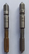 Gwintownik ręczny lewoskrętny M8x1 LH HSS powlekany TiN komplet 2 sztuki