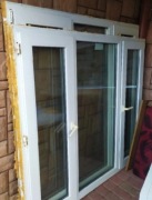 Okno plastikowe dwuszybowe 167x164