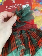 tutu komplet świąteczny dla dziewczynki noworodka 0-12