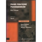 Prawo podatkowe dla przedsiębiorców Tom II - Litwińczuk Hanna