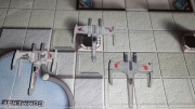 Star Wars Galoob Micro Machines  x wing  3 modele 