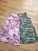 Dwie bawełniane sukienki r. S Old Navy 