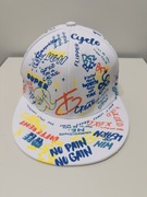 Nowa czapka graffiti – kolorowy nadruk, unisex, snapback