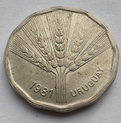 URUGWAJ 2 N$ 1981 okołoMENNICZA 