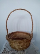 Koszyczek wiklinowy wielkanocny okrągły 26 cm