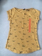 Kup 3 rzeczy zapłać za 2, żółta koszulka top Sinsay xs 34 napisy bluzka