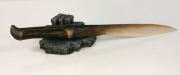Ręcznie malowany Crysknife, Dune [2021]. Druk fdm.