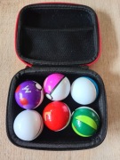 Pokemon Pokeball zestaw 6 szt + etui | kule Pokemon | pokeballe | (P109)