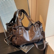 Nowa brązowa duża torebka podróżna pojemna elegancka modna stylowa + GRATIS