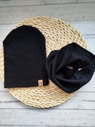 Komplet wiosenny czapka i komin nowy 