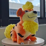 Growlithe Pokemon Pies Maskotka Pluszak XL 25CM |Oryginalna|Hologram| PL