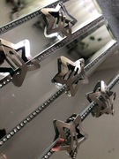 NOWE Spinki do włosów gwiazdki modne y2k goth 5szt zestaw