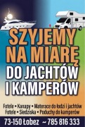 Pracownia krawiecka , szyjemy do jachtów i kamperów