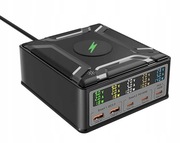 Ładowarka Sieciowa i Bezprzewodowa Qi PD3.1 QC4+ 6w1 260W