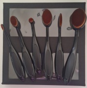 Zestaw pędzli do makijażu - 6 owalny pędzli