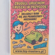 Kapsułka z zabawka jeep do składania 200szt