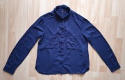 BERSHKA koszula damska granatowa S/36